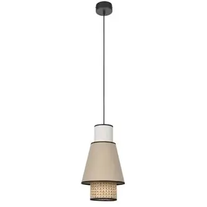Suspension en lin nude 186 x 22 cm Singapour - Market set