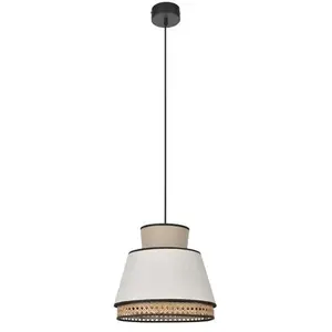 Suspension en lin nude 173 x 30 cm Singapour - Market set