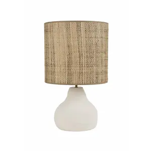 Market Set PORTINATX M-Lampe à poser Céramique/Bana H58cm pas cher