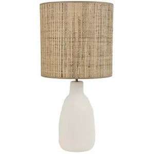 MARKET SET Portinatx L lampe à poser H77cm blanc