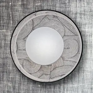 MARKET SET Mokuzai applique gris suna pas cher