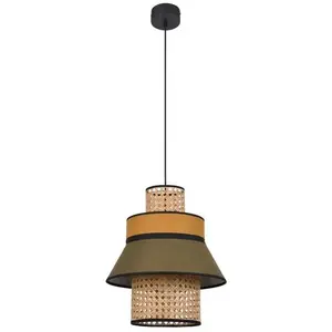Suspension en lin curry 30 cm Singapour - Market set