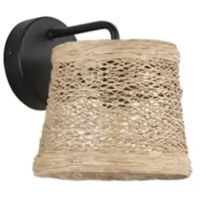 Corep NUDE-Applique métal et corde tressé Ø16cm pas cher