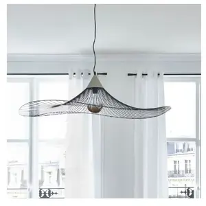 Suspension Lizzie filaire Corep Ø110cm E27 IP20 60W 230V Noir et laiton pas cher