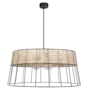 Corep Suspension en rotin 35 cm INDAH coloris naturel pas cher
