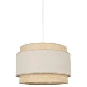 Corep MILO-Suspension Raphia/Coton L38cm pas cher