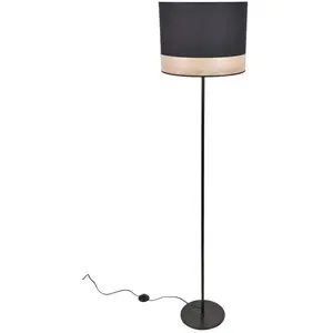 BUT Lampadaire métal H. 171 cm RAITO Noir pas cher