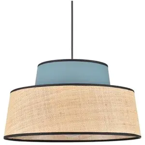 Corep MALLORCA-Suspension coton et raphia Ø38cm pas cher