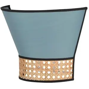 Corep PENNSY-Applique coton et cannage naturel H20cmVendu parmanutan