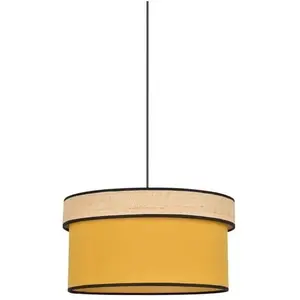 Corep AMMAN-Suspension cylindrique Coton/Raphia Ø38cm pas cher
