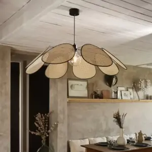 Suspension Naytto E27 IP20 60W ø.100 x H. 120 cm Corep coloris naturel