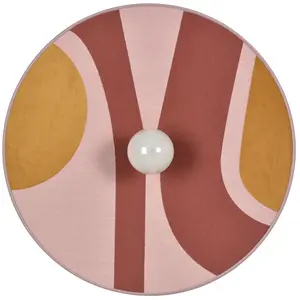 Market Set SEVENTIES-Applique murale Bi-matière Coton Ø60cmVendu parluminaire
