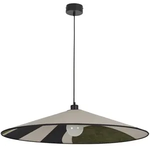 Market Set SEVENTIES-Suspension Bi-matière Coton Ø80cmVendu parluminaire