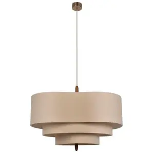 Market Set PEBBLE L-Suspension Bois/Tissu Ø78cmVendu parluminaire