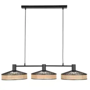 Suspension Zelie 3 lumières E27 40W IP20 L.100xH.113cm Corep