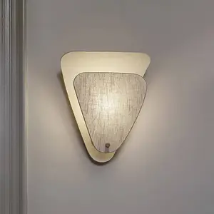 MARKET SET Applique murale Coquillage, couleur crème, 33 cm, linVendu parluminaire