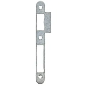 Gâche plate 20/10 2 empennages par serrure encastrée Bricard bout rond... pas cher