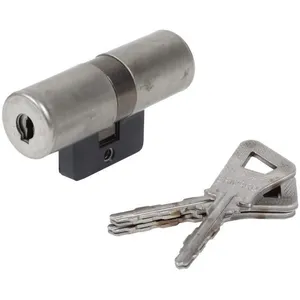Comparateur de prix : Cylindre BRICARD BLOCTOUT 25821 à profil rond nickelé 33,5+33,5 mm niv...