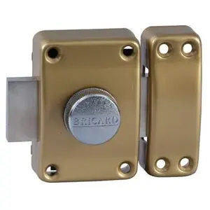 Comparateur de prix : Bricard - Verrou de securite de porte targette a bouton Bricard Alpha