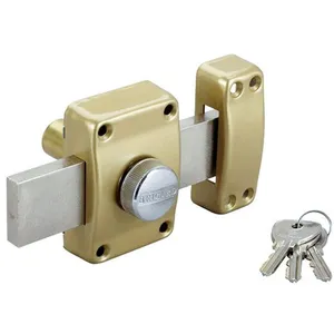 Comparateur de prix : BRICARD - Verrou de sécurité pour porte spécial pêne long avec cylindre 45 mm
