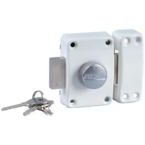 Comparateur de prix : Bricard 1954 Verrou Alpha à bouton Cylindre 45 mm ø 22 mm Blanc