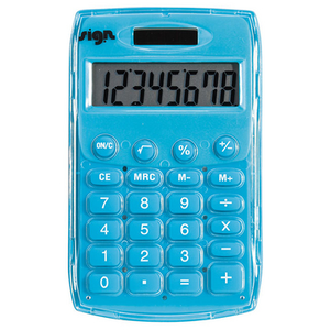 Sign Calculatrice de poche solaire 8 chiffres pas cher