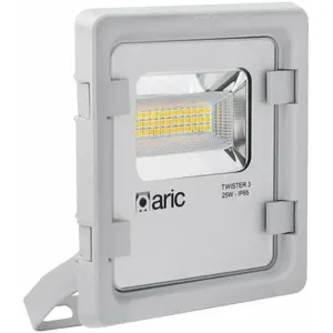 Projecteur LED gris Twister 3 - 25 W - 3000 K - AricVendu parmanomano