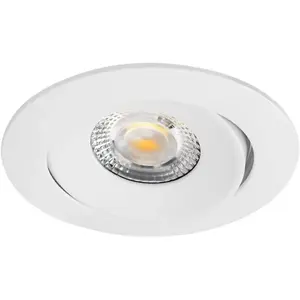 Comparateur de prix : Aric Spot encastré orientable - 5W - dimmable - blanc - Aspen ARIC