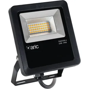 Projecteur à led Aric twister 4 - 23w - 3000k - noir Aric 51667 pas cher