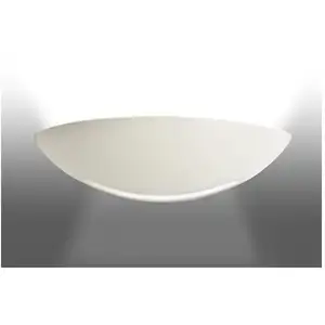Domino Applique Mur plâtre E27 77W max.,demi-lune Lpe non incl. Aric 3003 pas cher
