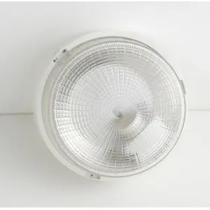 Comparateur de prix : Aric - centrale brico Hublot E27, sans ampoule, rond, blanc
