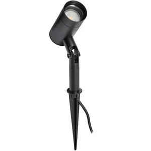 Aric - projecteur sur piquet kiwi - gu10 - 7w - 3000k - gris anthracite 3154