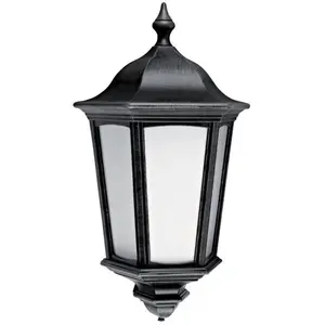 Aric - lizio/s Appl. Mur Ext. IP44 IK08 noir E27 100W max. lpe non inc...