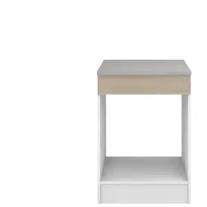 Meuble bas four 60 cm SPOON NATURA pas cher