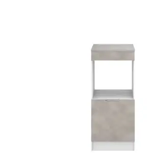 1/2 armoire 60 cm SPOON BETON pas cher