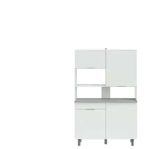 Parisot Buffet de cuisine URBAN coloris blanc pas cher