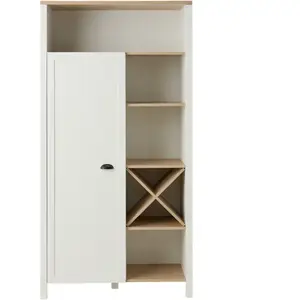 CAMIF Buffet de cuisine COTTAGE coloris blanc pas cher