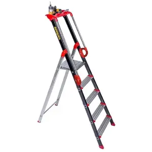 Comparateur de prix : Escabeau CENTAURE PRO'UP 7 marches avec rampes 3,40m en aluminium