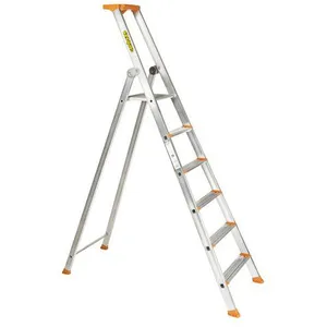 Comparateur de prix : MAT'EQUIP Escabeau aluminium professionnel 6 marches hauteur d'accès maxi 3,35 m PRO 54
