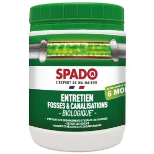 Spado entretien canalisations biologique 500g pas cher