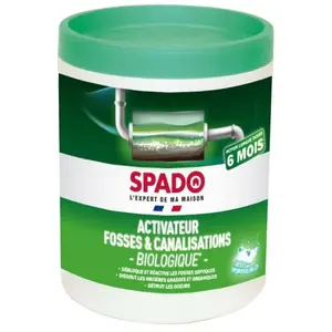 Activateur biologique fosses et canalisations SPADO pas cher
