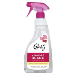 ORANGE GLOSS Vinaigre blanc en gel 750mL - parfum framboise pas cher
