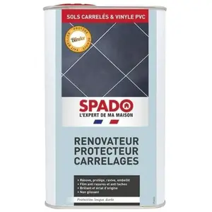 Comparateur de prix : Spado - Protection rénovatrice brillante sols carrelés et vinyle pvc 1L