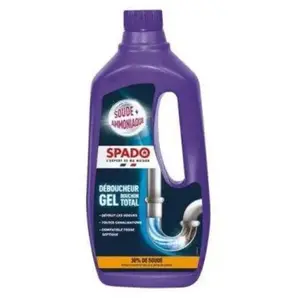 SPADO Déboucheur canalisations gel soude 1l pas cher