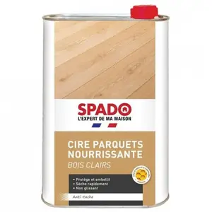 Comparateur de prix : SPADO Cire liquide parquet - chêne clair - 1 L