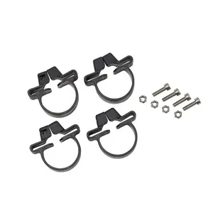 Centrale Brico Lot de 4 colliers Arista gris, H.3 x P.15 cm pas cher