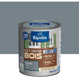 Comparateur de prix : RIPOLIN Peinture Bois Satin Haute Protection 10 ans qui Protège et Mag...