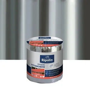 Comparateur de prix : Bande d'Etanchéité Auto-Adhésive - 10m x 10cm - Teinte Aluminium Ripolin