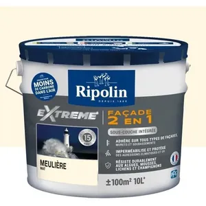Comparateur de prix : RIPOLIN Bondex Peinture de protection Bondex extérieur façade meulière 10 L