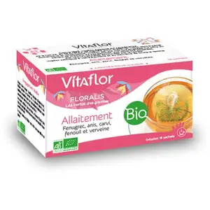 Comparateur de prix : Vitaflor Bio Infusion Bio Allaitement 18 sachets